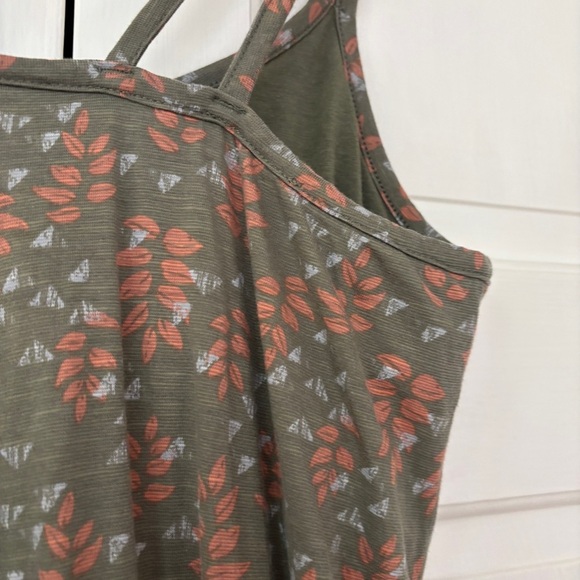Toad & Co Capellini Dress Dusty Olive Green Found Forest Print Size Small Floral - Picture 15 of 15